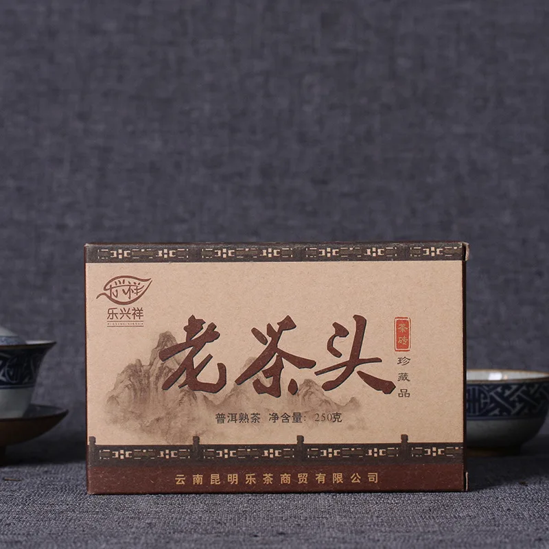 

Chinese Yunnan Old Ripe China Tea Health Care Pu'er Tea Brick For Weight Lose Tea