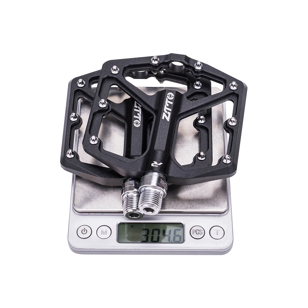 Ультралегкие гладкие подшипники ZTTO MTB велосипедная педаль плоский CNC алюминиевый