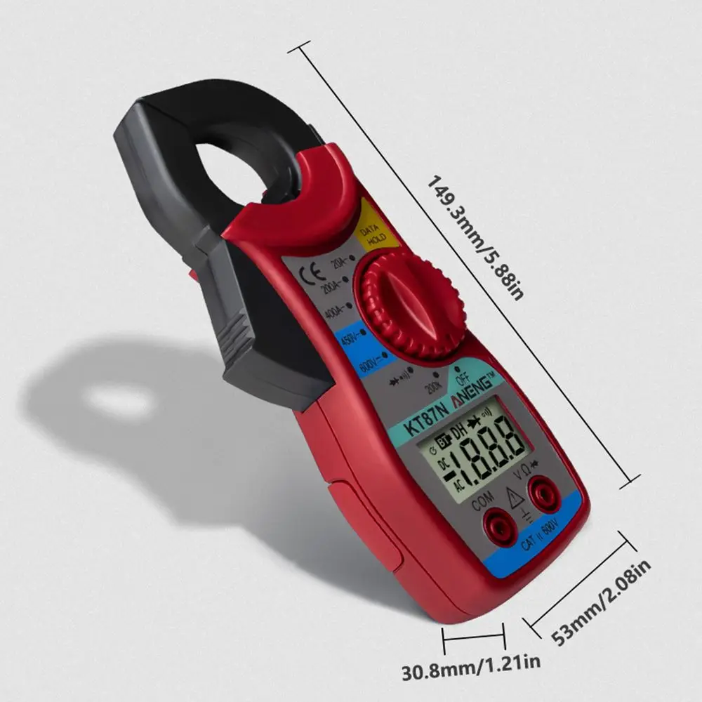 Цифровой мультиметр амперы Токоизмерительные клещи тестер напряжения
