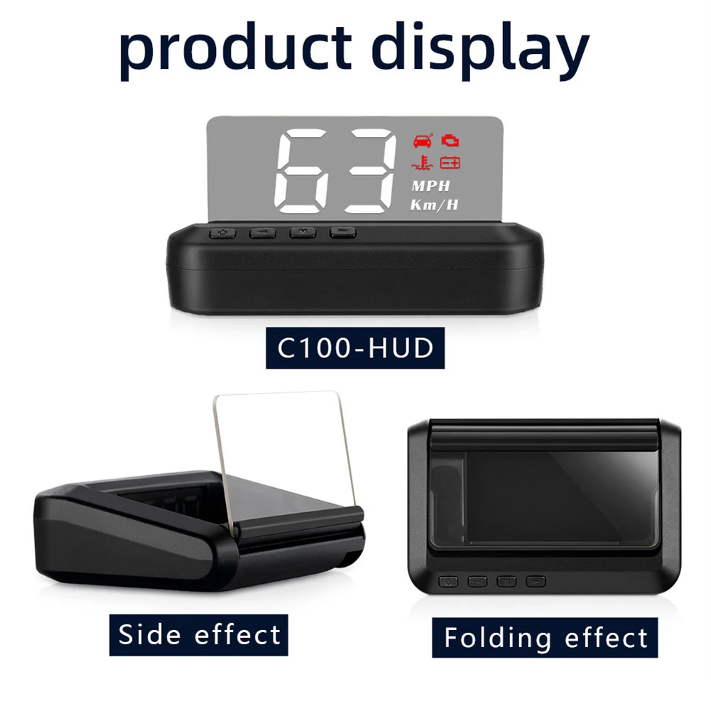 Универсальный Автомобильный дисплей HUD Hud для стайлинга OBD скорость миль/ч