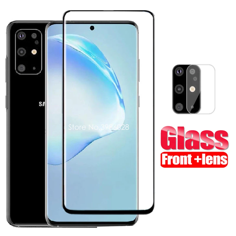 Полностью клеящаяся линза для камеры 2 в 1 samsung galaxy S20 s20 + plus ультратонкая Защитная