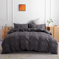 modern simple solid color stripe bedding set geometry comforter cover pillowacse home bedroom duvet cover sets single queen king
