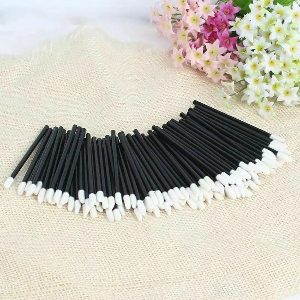 100 шт. одноразовые кисточки для губ кисти мягкая Кисть макияжа палочки Красота