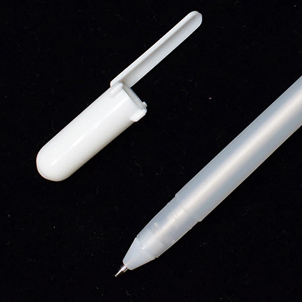 

1pcs White Skin Marker for Eyebrow Micrometer Measurement Tool Measuring