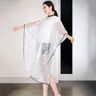 Прозрачная легкая накидка для домашних животных, водонепроницаемый салонный халат из ПВХ для окрашивания волос, для парикмахерской