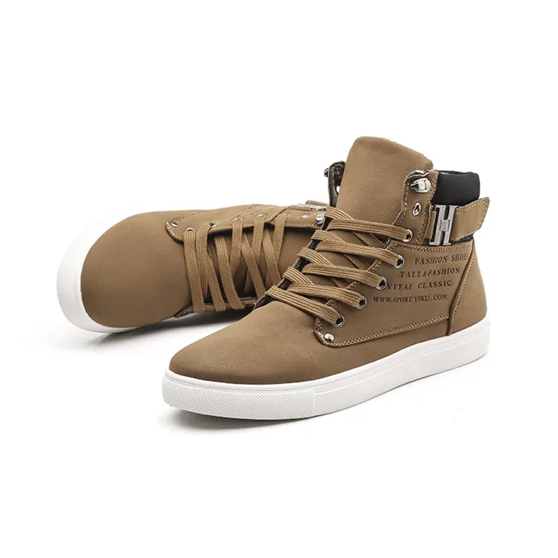 CPI/популярная мужская обувь 2018 модная теплая зимняя кожаная на меху осень для