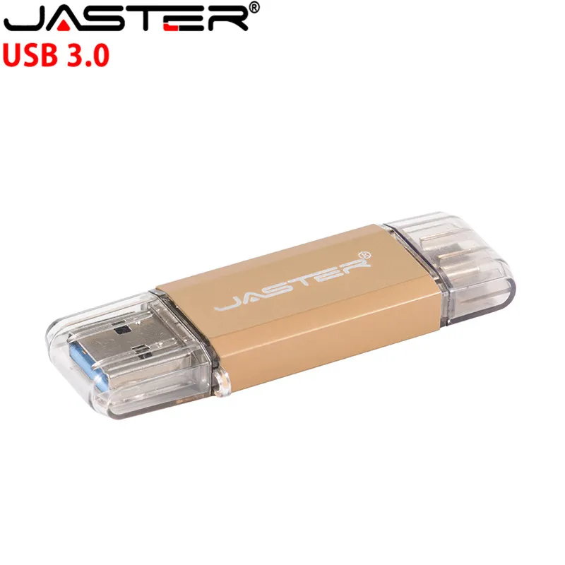 USB флеш накопитель JASTER 3 0 с интерфейсом type C OTG 4 ГБ 8 16 32 64 128 U диск модный подарок