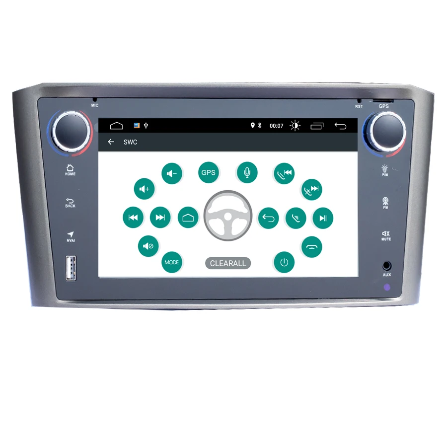 Android 9,0 Автомобильный мультимедийный плеер для Toyota Avensis T25 2003-2008 Wifi Bluetooth Радио DVD gps навигация Видео Аудио