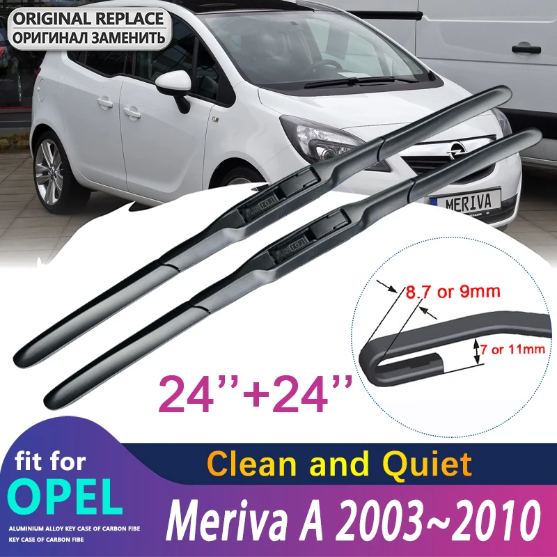 

Car Wiper Blade for Vauxhall Opel Meriva A 2003~2010 Car Wiper Blades Front Windscreen Wipers Car Accessories 2004 2005 2006