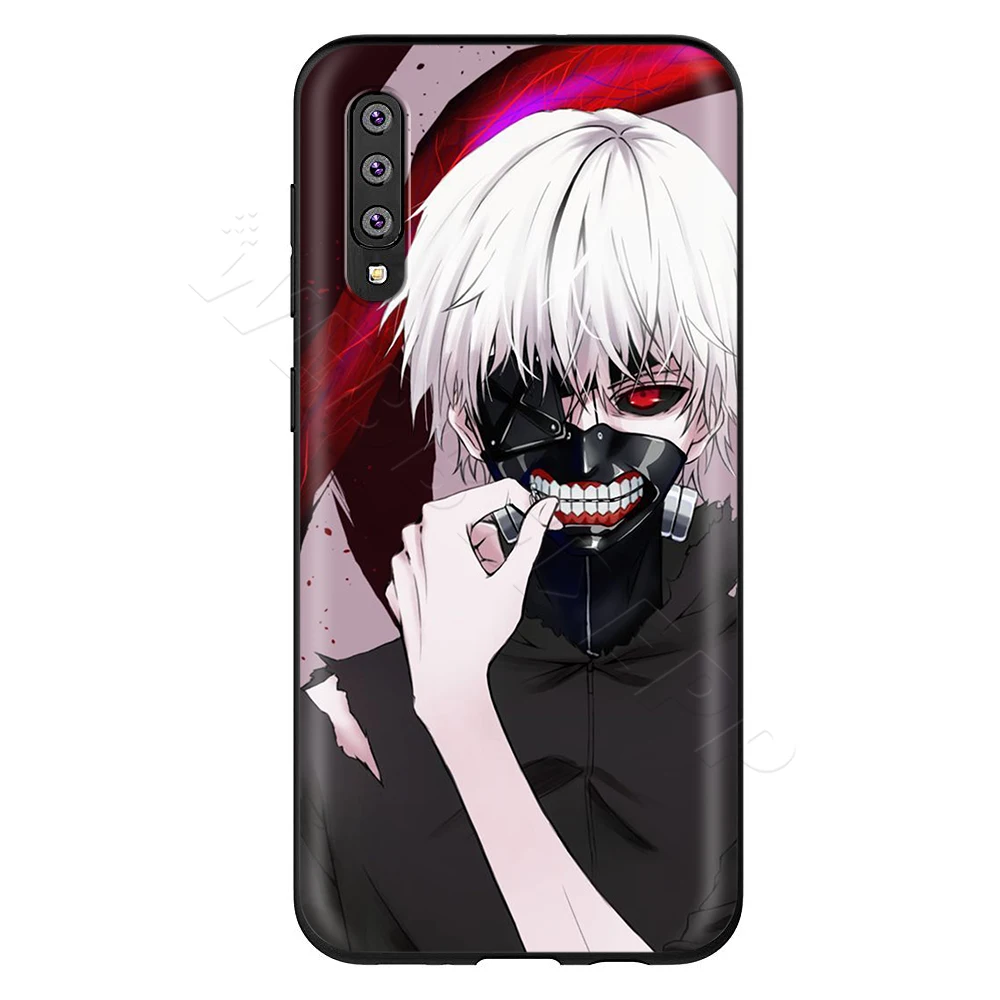 4 Webbedepp анимэ Tokyo Ghoul, чехол для samsung Galaxy S7 S8 S9 S10 Edge Plus Note 10 8 9 A10 A20 A30 A40 A50 A60 A70 - Цвет: 4