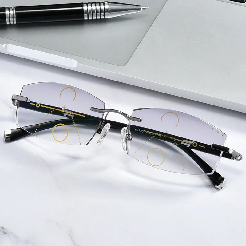 

Бескаркасный бриллиант с защитой от УФ-светильник интеллигентая (ый) мульти-фокус из ближнего и дальнего видения двойного назначения, покры...