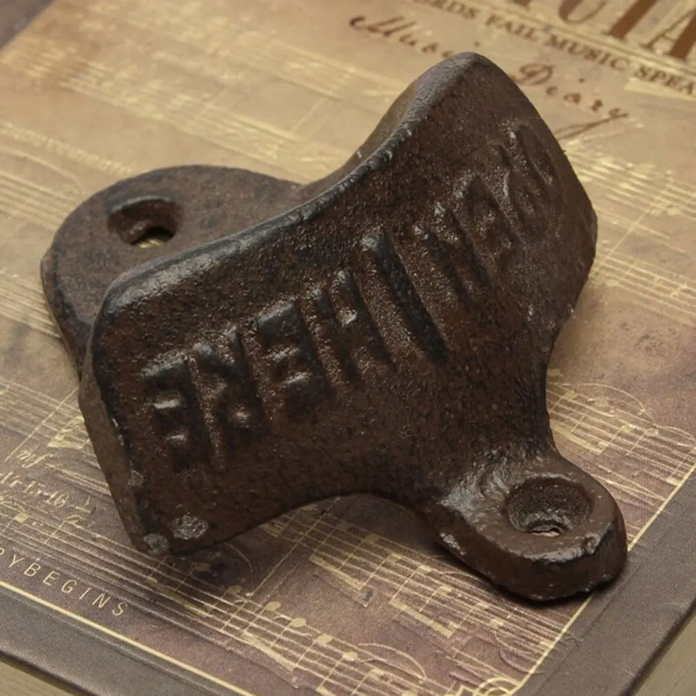 

Cast Iron Wall Hanging Beer Bottle Opener
