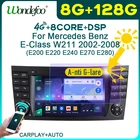 магнитола 2 din android 10 с экраном автомагнитола для Mercedes Benz E-Class W211 G-Class W463 CLK-Class W209 CLS-Class w219, видеоплееры, DVD интеллектуальные системные автомагнитола Мультимедиа блютуз Навигатор