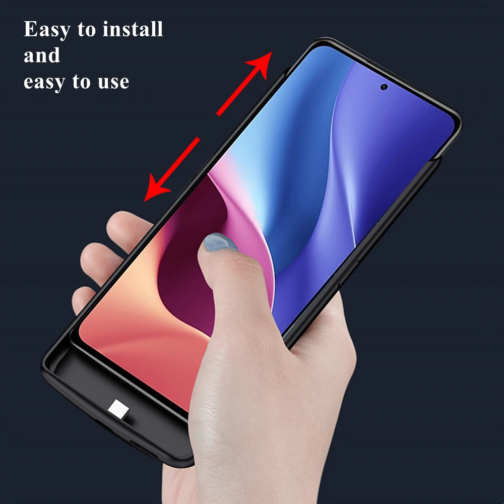 Силиконовые чехлы для зарядного устройства Xiaomi Mi 11i чехол аккумулятора 6800 мАч