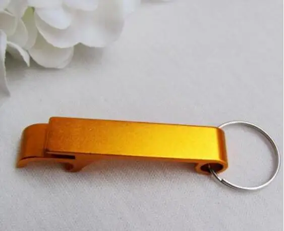 Orange 50 шт. персональный гравированный открывалка для бутылок, брелки, персонализированные свадебные подарки, свадебный подарок, пивоварня, отель, Ресторан - Цвет: Orange