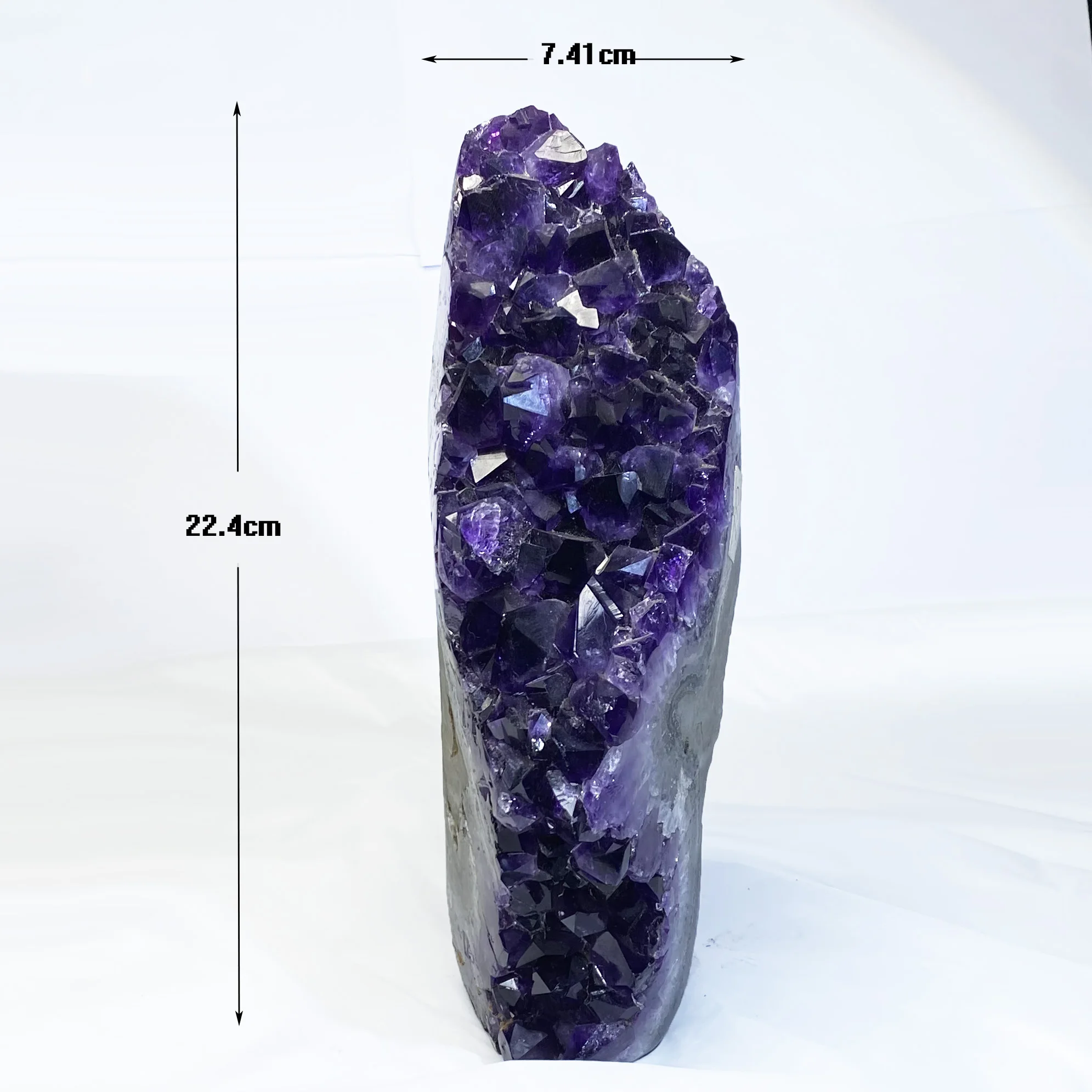 

Natural Amethyst Calligraphy Home Furnishing Ornaments With Base Reiki Treatment Stone Table Pendulum Mineral Stone