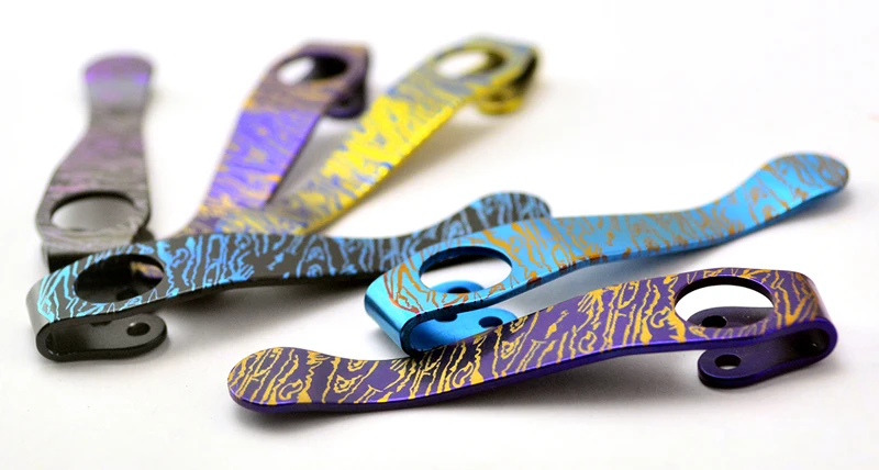 Практичный Складной Нож карманный зажим титановый сплав нож задние зажимы для