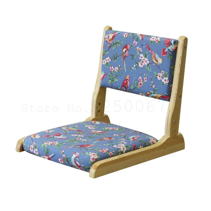 Твердый деревянный стул для татами японский и кресла из лайкры безногий спинка