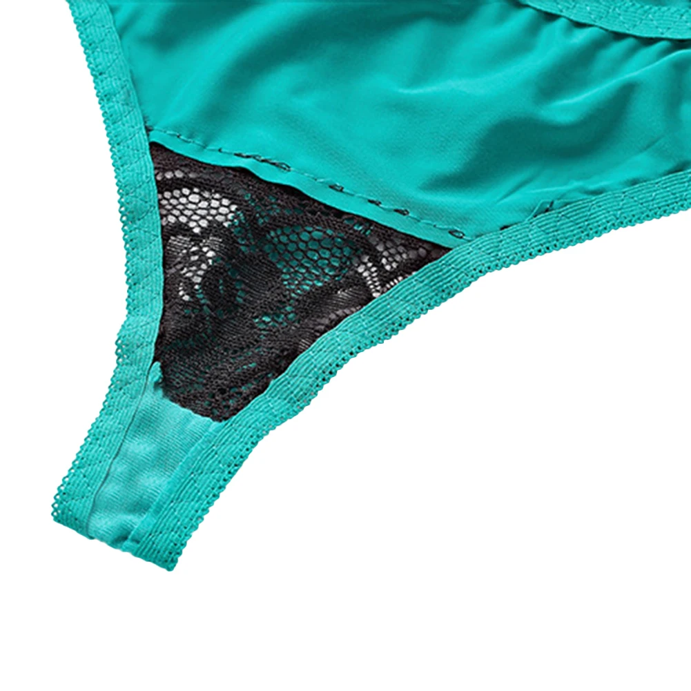 

Sexy Women Lingerie Set Lace Patchwork Padded Bra Brassiere See Through G-string Women Bra and Panty Set Sexy Underwear Set