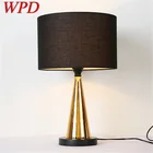 Настольные лампы WPD с диммером, современные светодиодные настольные лампы роскошного дизайна, декоративные для дома, спальни