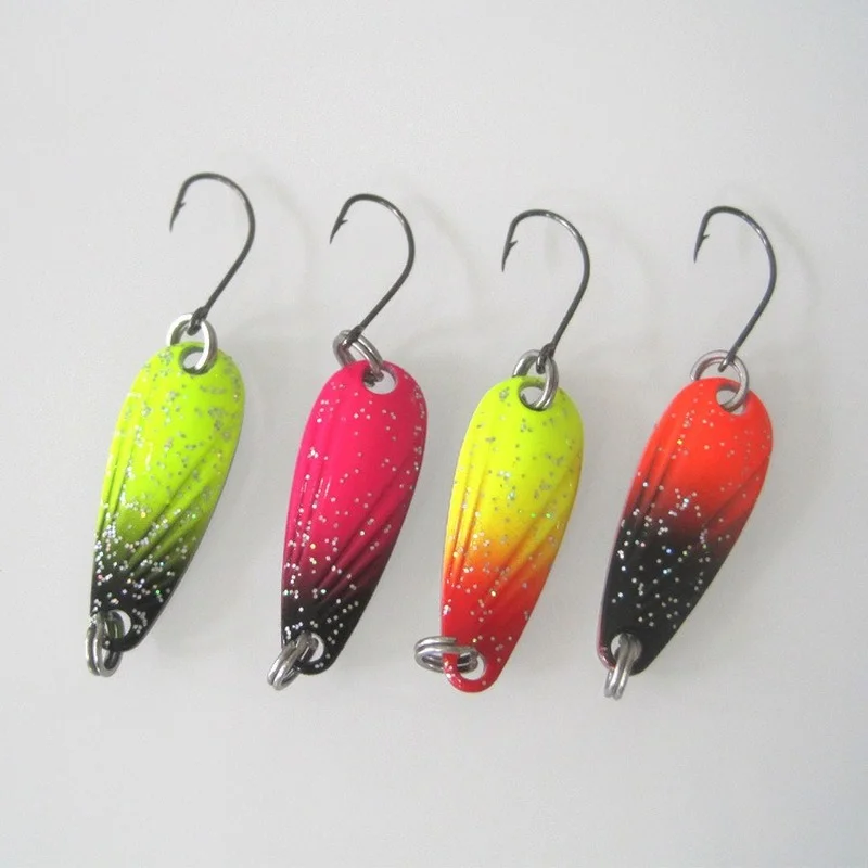 

1PCS Mini 2.5g Spoon Fishing Lure 2.8cm Metal Jigging Lure Baits Hard Fishing Tackle Crankbait Jig Swimbait Pesca/lure