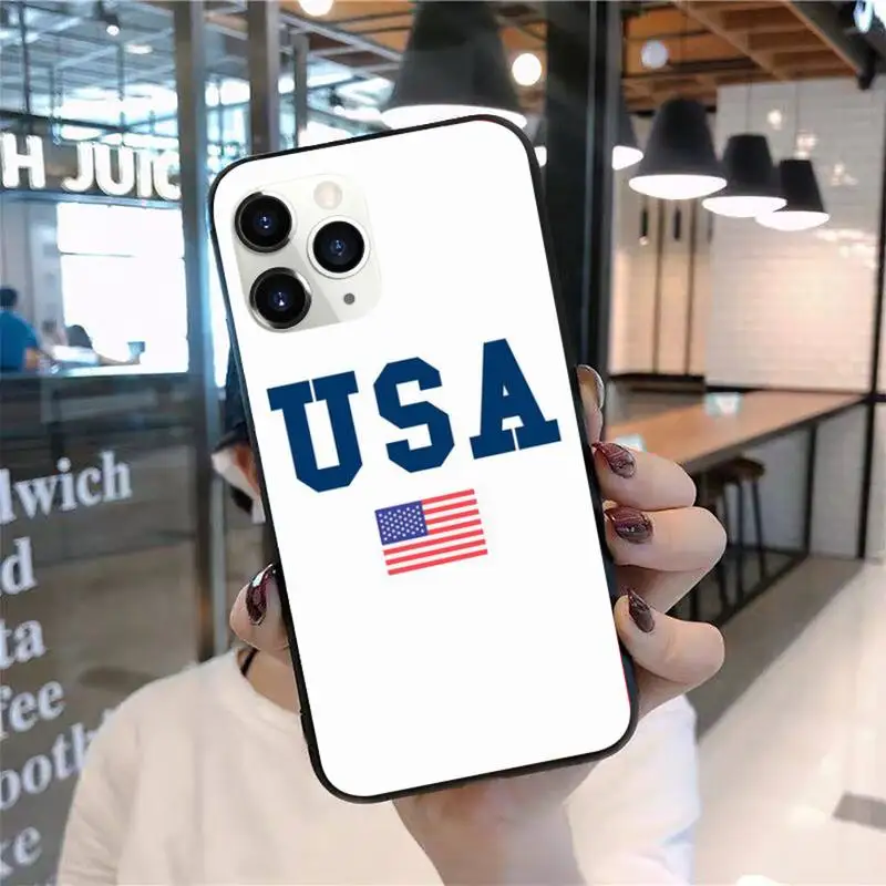 

AmericaUSAFlag Phone Case for iPhone 11 12 mini pro XS MAX 8 7 Plus X XS XR