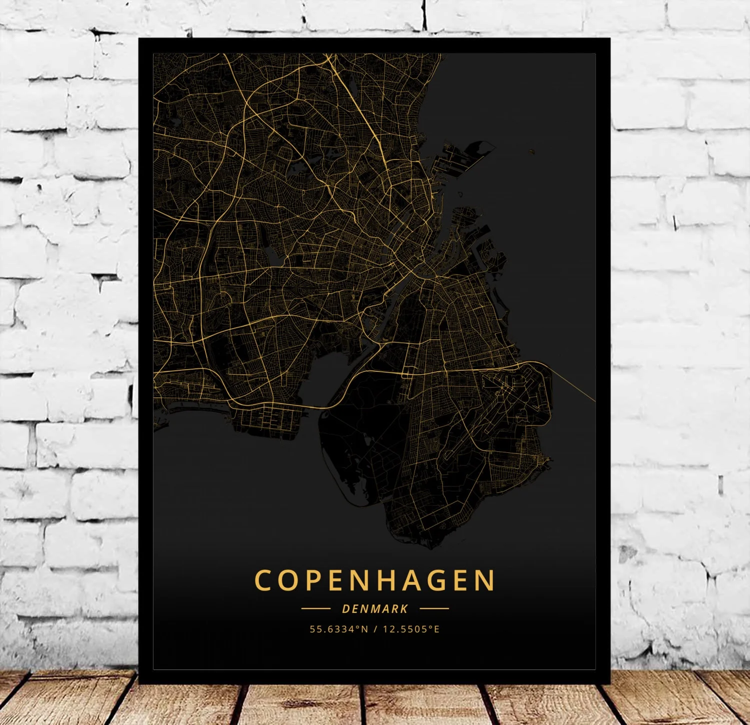Aalborg Aarhus copenher Esbjerg Kolding Odense Randers Дания плакат|Рисование и каллиграфия| |