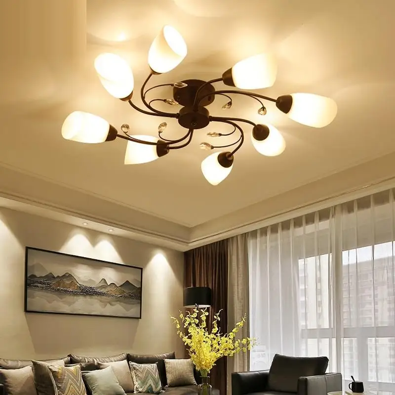 

Modern Plafonnier Plafond Lamp Lighting Plafoniera Lampada Luminaire Vintage Luminaria Teto LED De Lampara Techo Ceiling Light