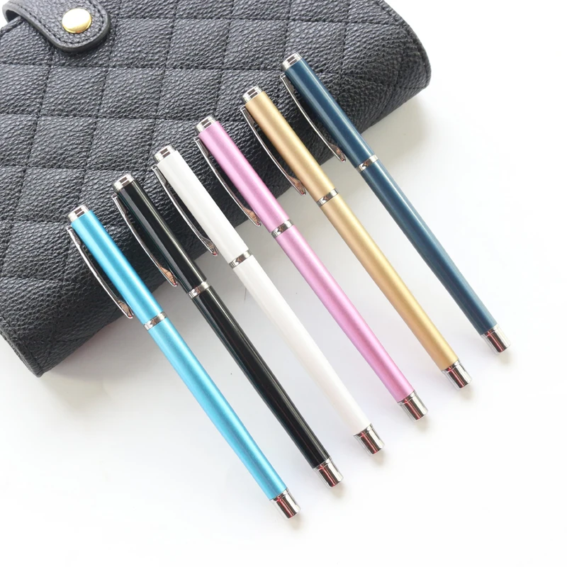 Классические офисные и школьные металлические шариковые ручки Domikee изящные