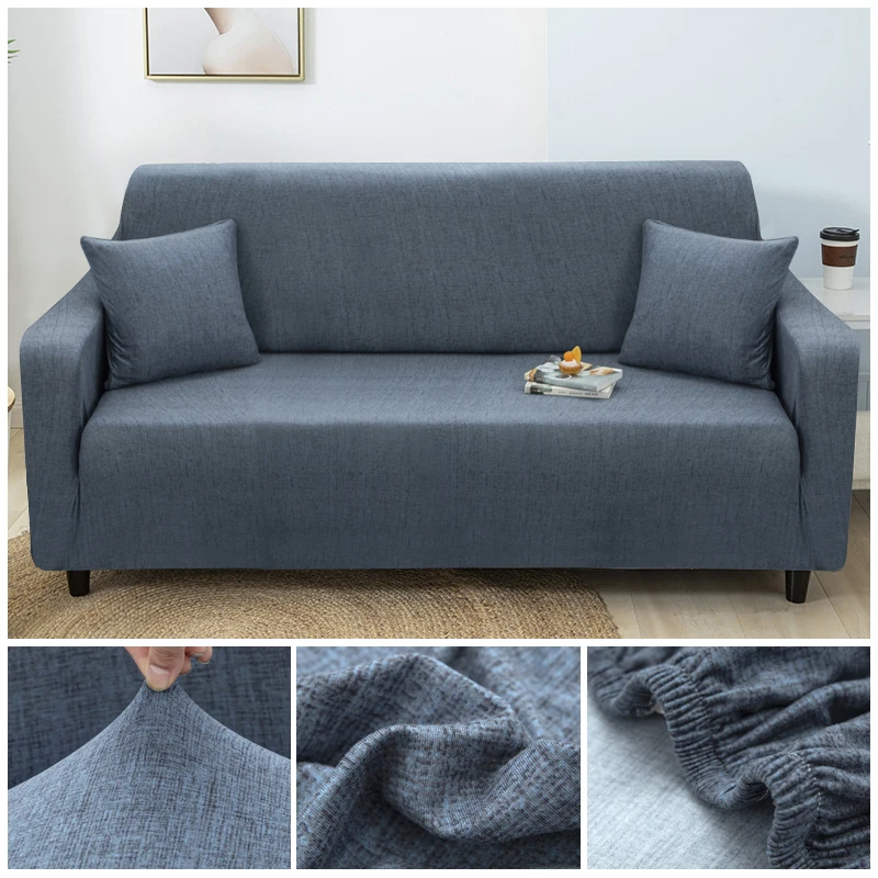

HUAZI Cross Pattern Sofa Cover Cotton Elastic Couch Cover Sofa Cover for Living Room Pets cubre sofa Sofa Towel 1/2/3/4-Seater