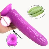 faak cucumber dildo suction cup anal dildo sex toys for women artificial penis pussy masturbation anus stopper erotic sex shop