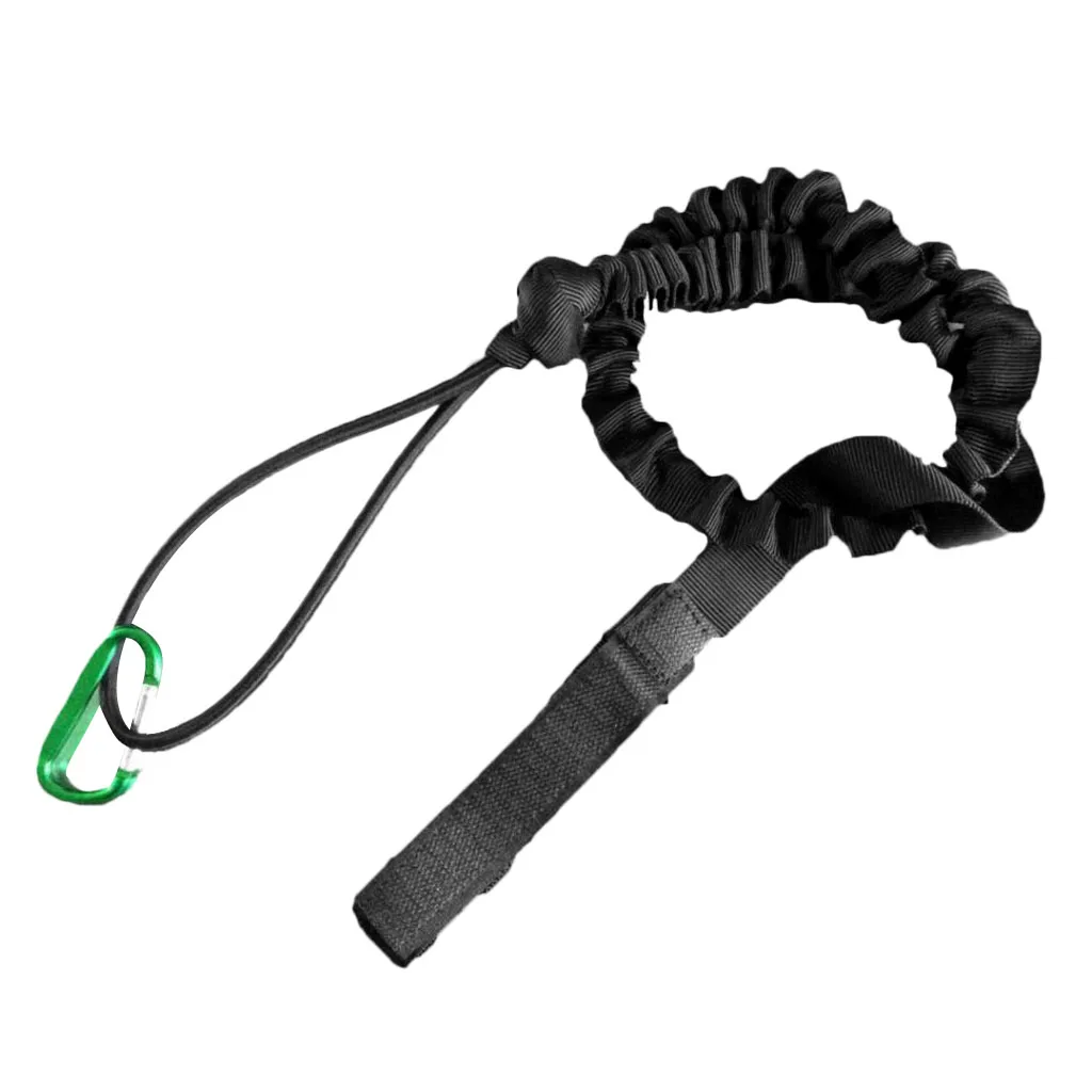 

Универсальный поводок для Каяка, регулируемый эластичный шнур, держатель для удочки с крючком и петлей 44 дюйма, аксессуар для каноэ, рафтинг...