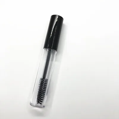 Broght Black Cap 50pcs 100pcs 10ml Empty Mascara Tubes White/Silver/Gold/Black Cap Eyelash Tube Mascara Bottle Cream Cosmetic Packaging Container - Цвет: Broght Black Cap