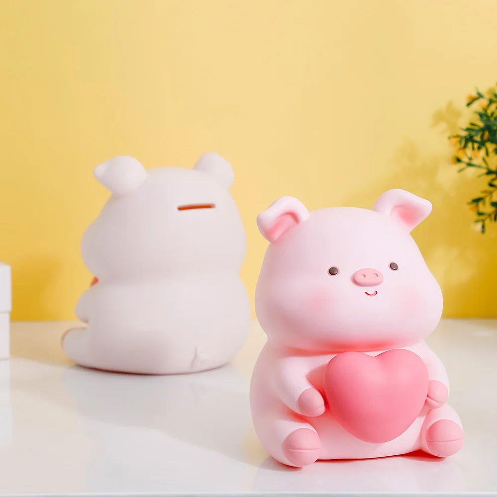 Статуэтка милой розовой свиньи статуэтка поделка фигурка украшение миниатюры