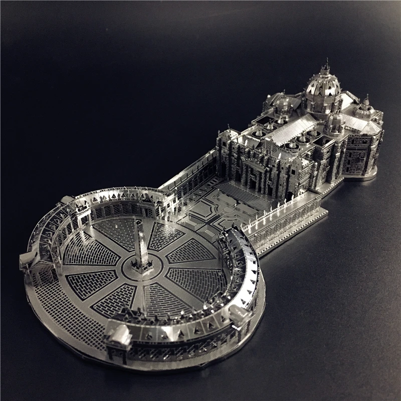 

TZU MODEL NANYUAN 3D Metal model kit 1:1000 STPETER'S BASILICA Assembly Model DIY 3D Laser Cut Model puzzle toys for adult