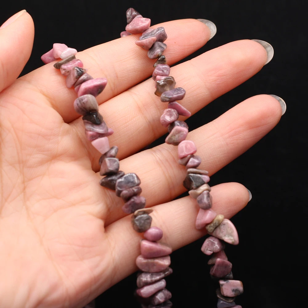 

2021 Best Selling Natural Semi-precious Stones Red Sapphire Bead Size 5-8mm Length 40 Cm Making DIY Exquisite Handicraft Gifts