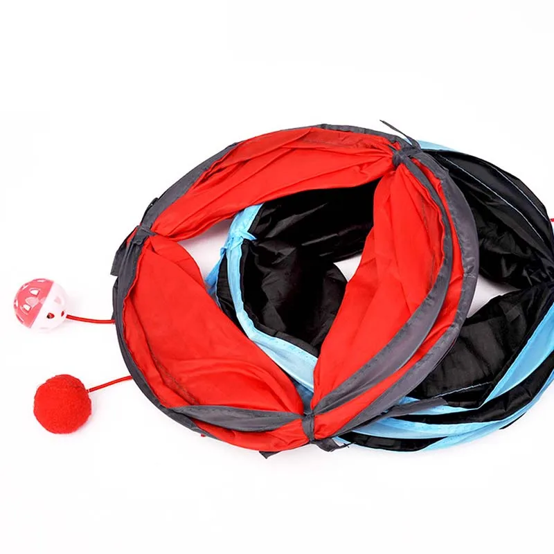 Funny Pet Combination Cat Tunnel Game Channel Collapsible Kitten Puppy Ferrets Rabbit Toys Play Dog Tubes Toy | Дом и сад