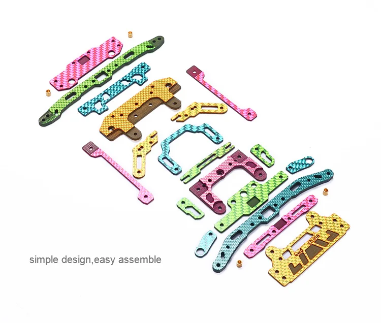 Набор для самостоятельной модификации шасси MS MSL цветной пружинный кран с одним