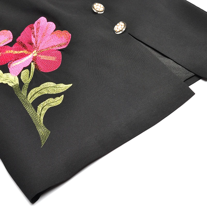 Высококачественное цветочное кружевное женское платье с вышивкой 2020 весеннее