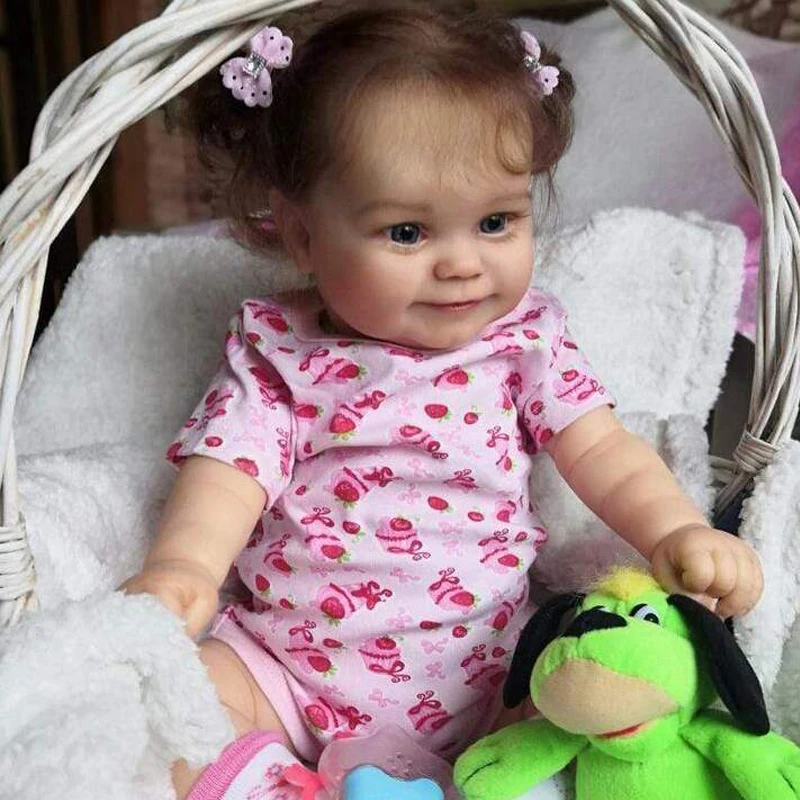 Неокрашенная НЕОБРАБОТАННАЯ кукла Maddie 20 дюймов Реалистичная реборн Детская
