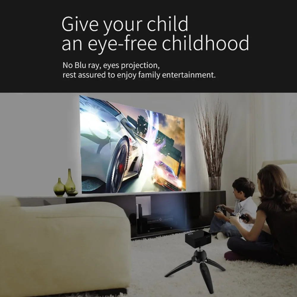 Мини микро светодиодный портативный видео HD USB HDMI проектор для домашнего кинотеатра короткий фокус дизайн T200 передача экрана