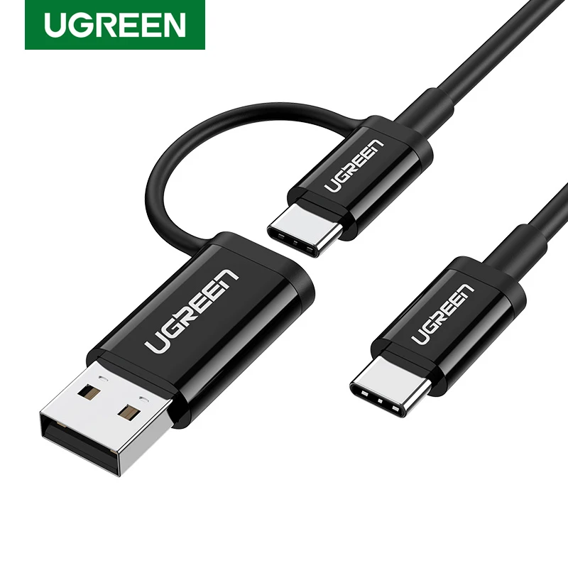 UGREEN PD 60 Вт USB C к кабель для Samsung Galaxy S10 S9 3A быстрой зарядки Macbook iPad Pro Quick Charge 4 0 Type