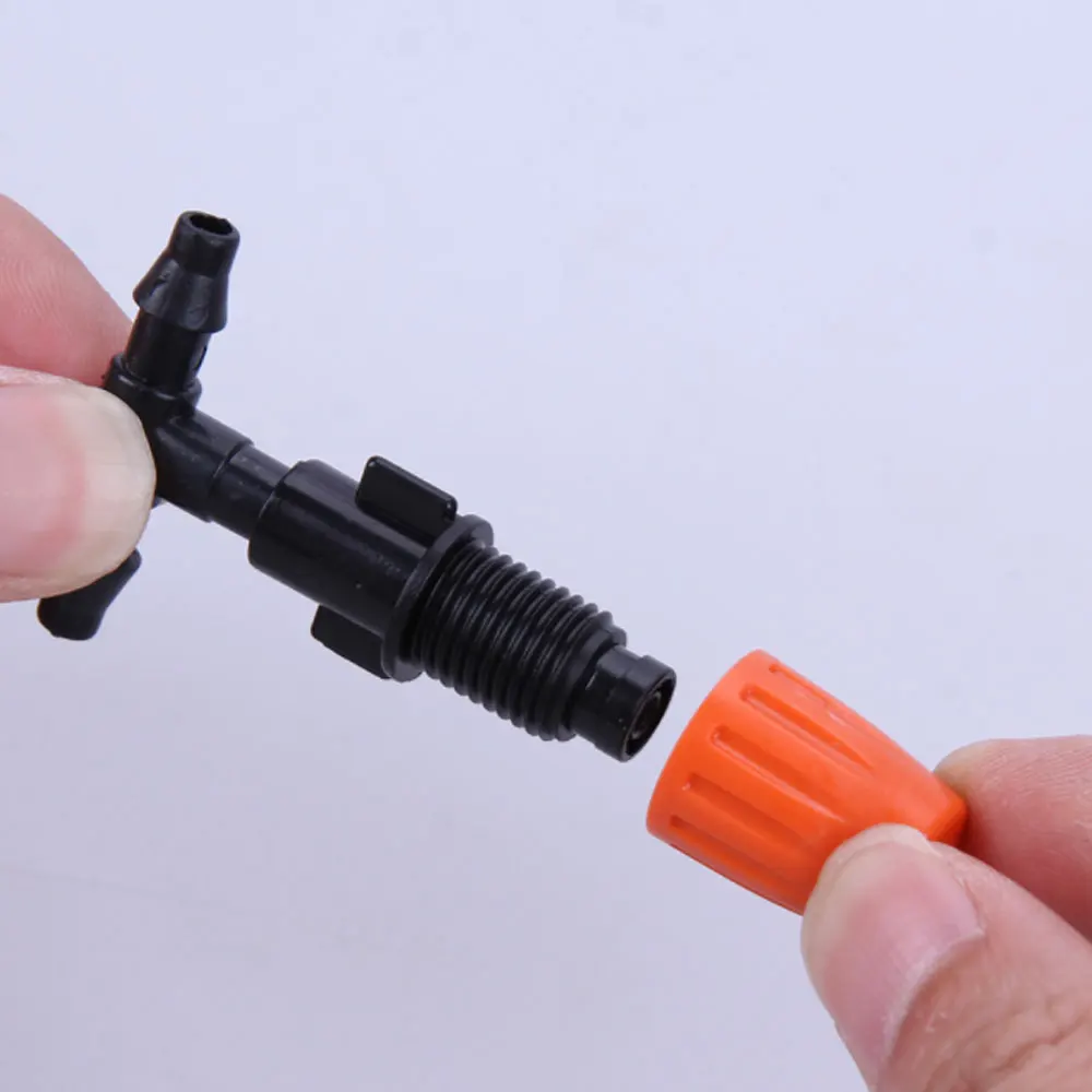

10pcs Orange Misting Nozzle Watering Garden Hose Sprinklers Atomization Nozzle Fog Water Control Sprayer Drip Irrigation
