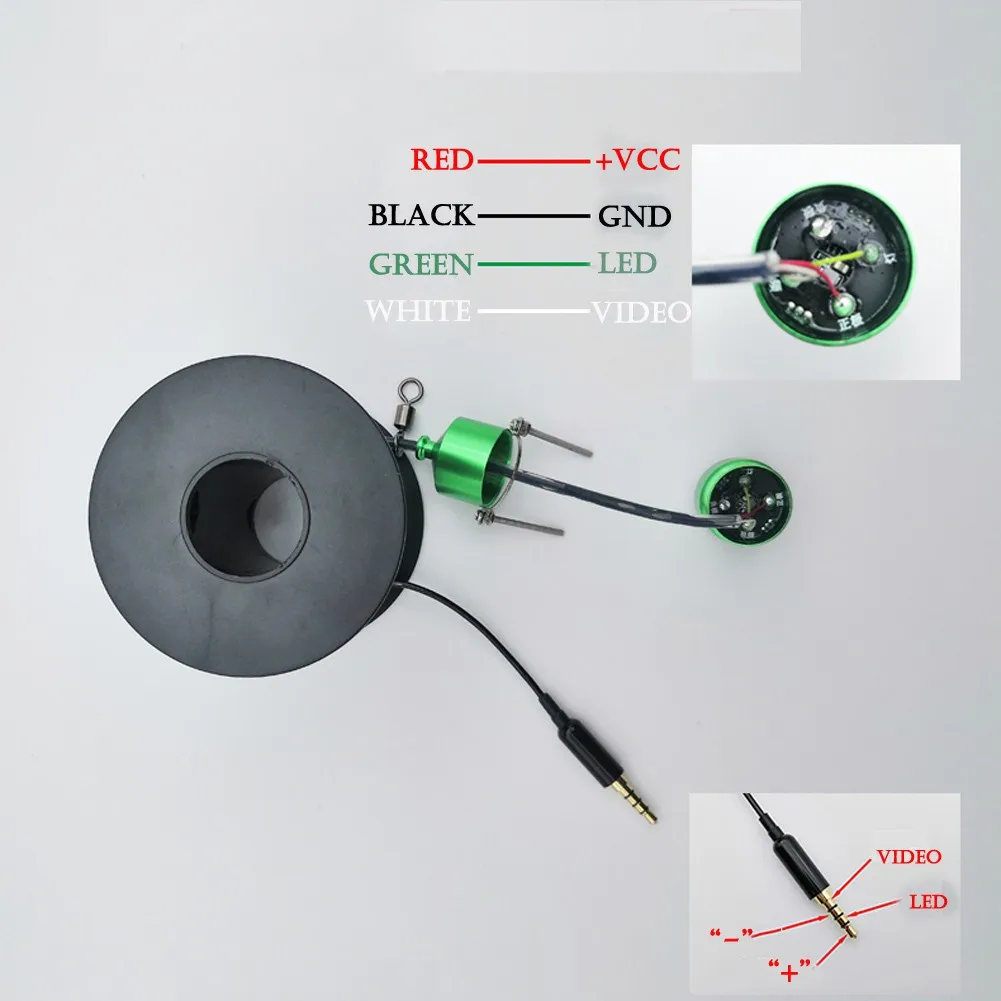 

Video Fishing Finder Camera Dark Night Vision Underwater Fishing Camera Waterproof Video Underwater Camera For Ice/Sea/River