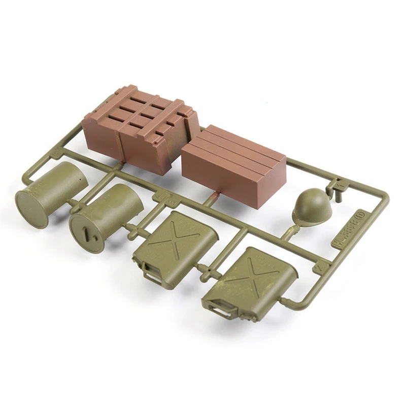 Для 1/16 Henglong Танк 3898-1 США Sherman M4A3 RC пластиковый солдат аксессуары Запчасти сумка |