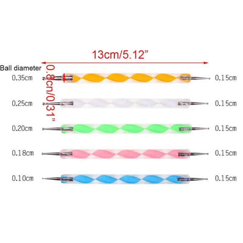 

20pcs/set Mandala Dotting Pen Tools for Painting Stone Ceramic with Stencil Tray