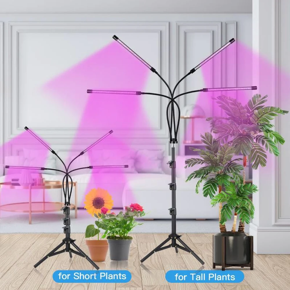 

80W LED Grow Lights Phytolamp Full Spectrum Plant Seed Vegetable Garden Indoor Flower Infrared Growing Phyto Lamp 5V USB Bracket