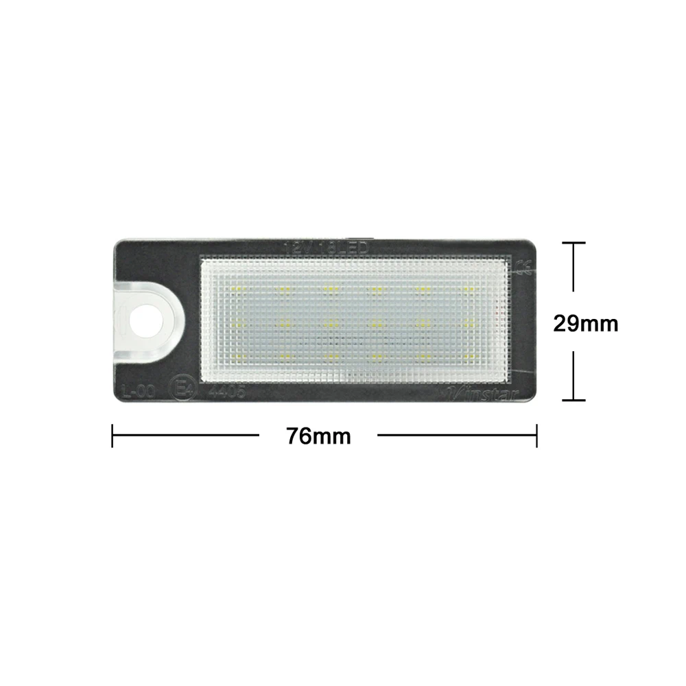 Белый светодиодный номерной знак светильник лампа для Volvo S60 ввиде горшка 01 09 S80 99