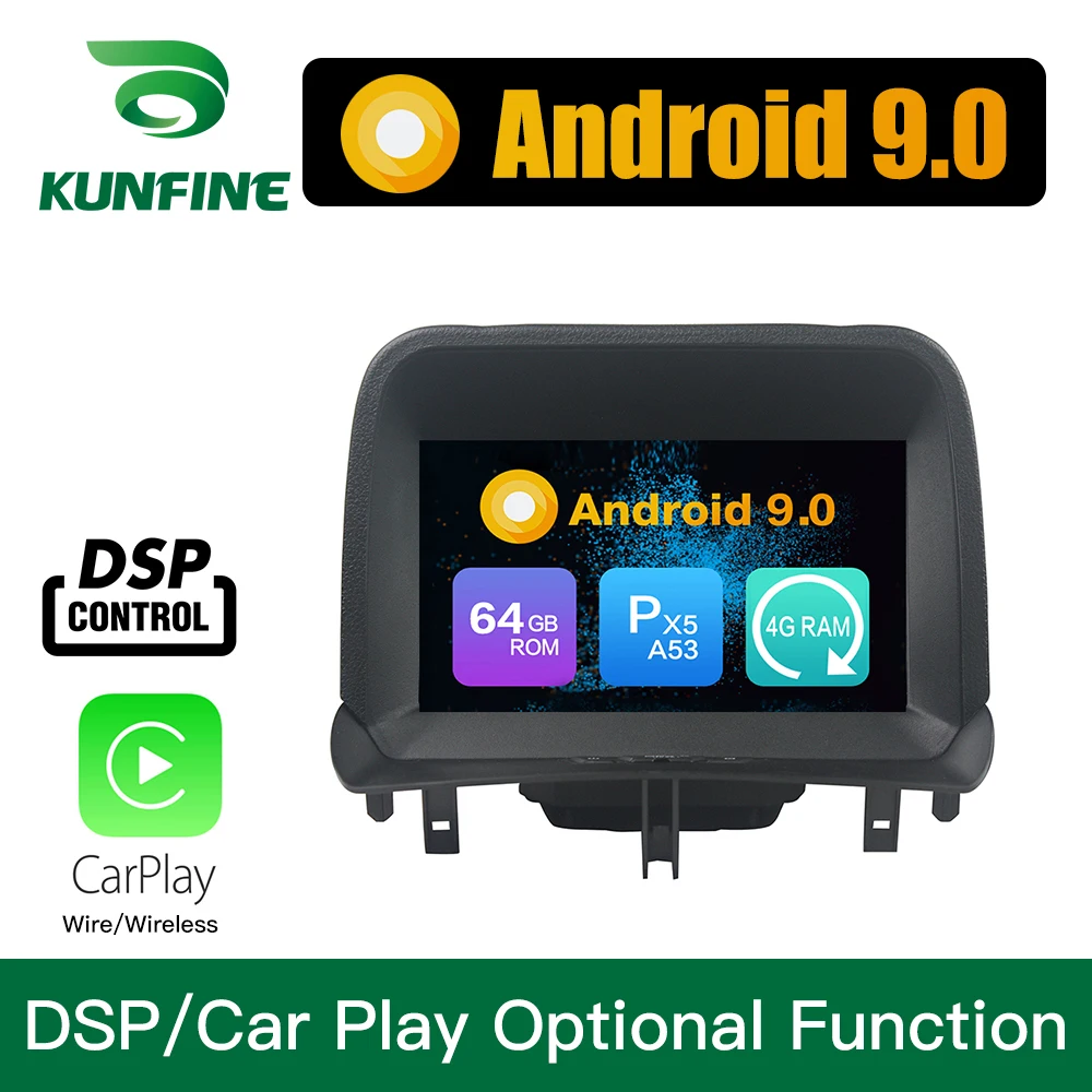 Автомобильный мультимедийный плеер Android 9 0 Восьмиядерный 4 Гб ОЗУ 64 ПЗУ DVD GPS