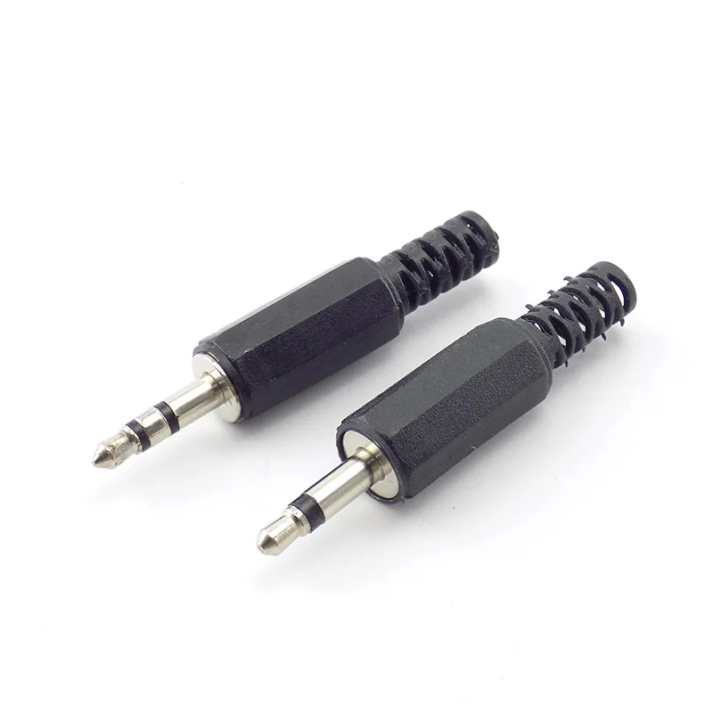 

5/10pcs 3.5mm 2/3 Pole mono Audio Connectors Jack Plug Headphone Male Adapter 3.5mm jack plug 3.5 Male Jack Plug Wire Terminals